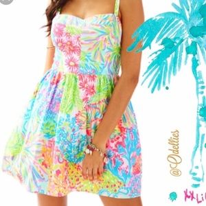 Lilly Pulitzer Bright Neon Ardleigh Sundress